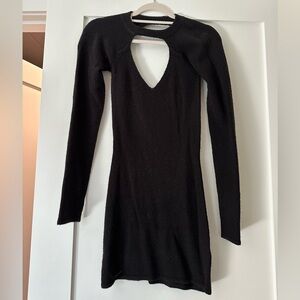 Josefine JH x Na-kd cut out sweater dress